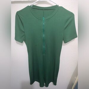 Green Shorts Romper 💚!